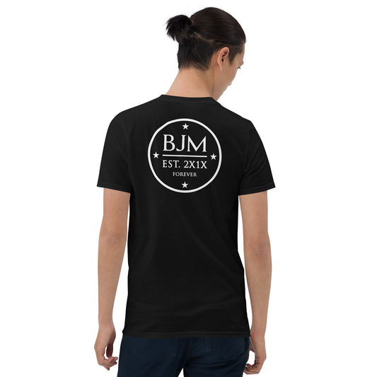 Round BJM Logo Short-Sleeve Unisex T-Shirt