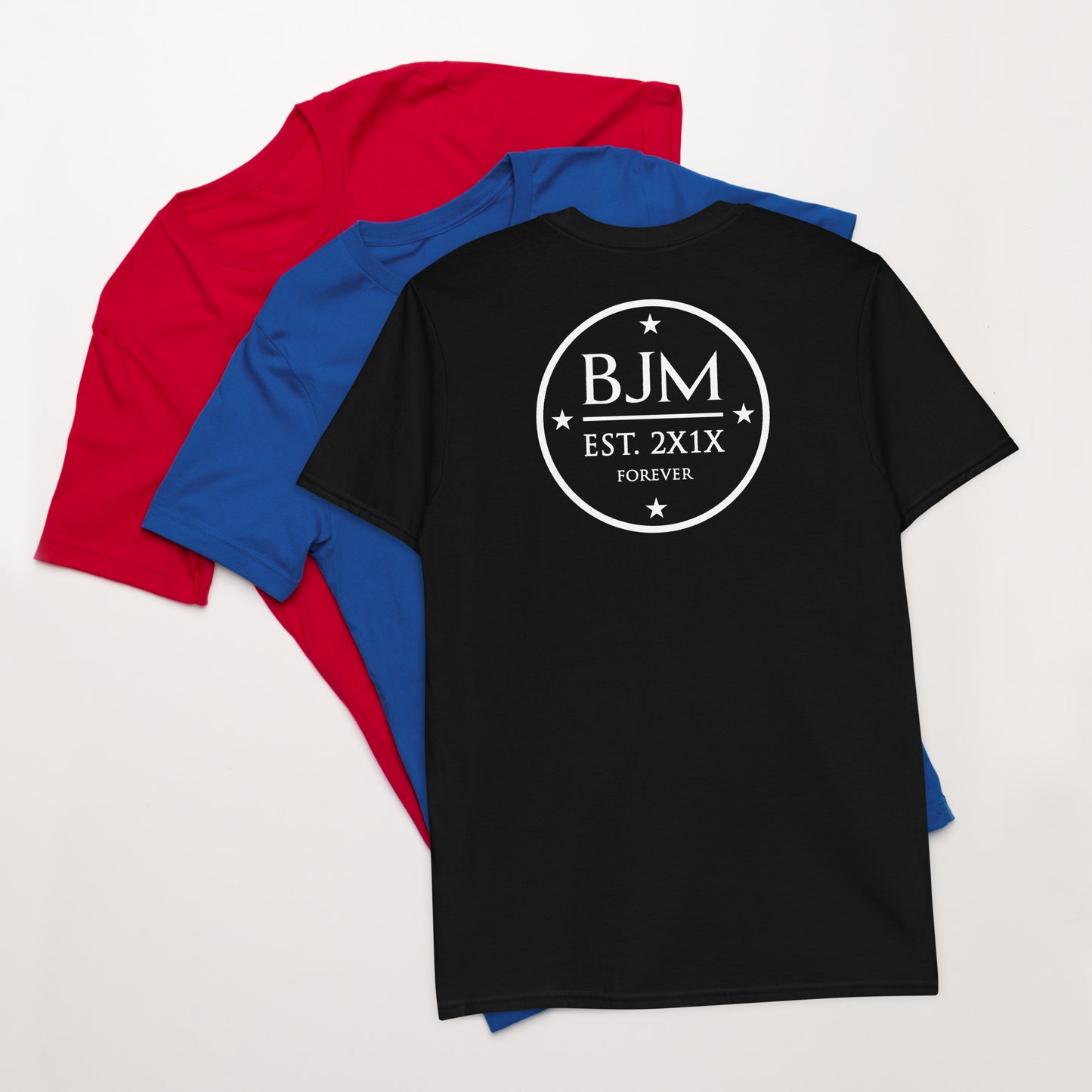 Round BJM Logo Short-Sleeve Unisex T-Shirt